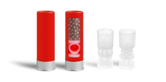 Jagdmunition der 70mm Fall-Führungs-Legierungs-Schrotflinten-Munitions-12Ga