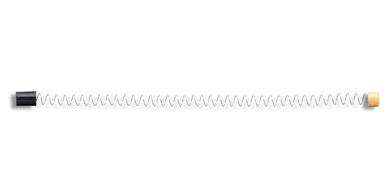Gewehr-Zeitschriften-Frühlings-Ersatz-Flinte-Teile des Polymer-0.019kg